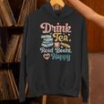 Women's Drink Tea Read Books Nerd Book Reader Book Reading Lover Unisex Hoodie