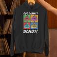 Women's Dungeon Crawler Carl God Damnit Donut Cat Pop Art Book Unisex Hoodie