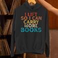 Women's I Lift So I Can Carry More Books Reading Lovers Workout Unisex Hoodie Women's I Lift So I Can Carry More Books Reading Lovers Workout Unisex Hoodie