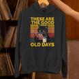 Women's These Are The Good Old Days Cat Reading A Book Unisex Hoodie