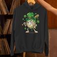 Women's St Patricks Day Baseball Leprechaun Shamrock Player Boys Kid Unisex Hoodie Women's St Patricks Day Baseball Leprechaun Shamrock Player Boys Kid Unisex Hoodie