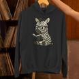 Zebra Reading Book Lover Unisex Hoodie