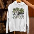 100 Days Of School Baseball Camo Cap Kids Boys 100th Day Unisex Hoodie