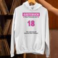 18th Birthday Guest Book Party 18 Years Unisex Hoodie
