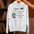 1984 Not An Instruction Manual Orwell Book Lover Themed Unisex Hoodie