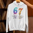 67 Meme Baseball Kids Girls Humor Number 6 7 Unisex Hoodie 67 Meme Baseball Kids Girls Humor Number 6 7 Unisex Hoodie