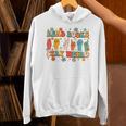 ASL American Sign Language Reads Books Stays Weird Unisex Hoodie