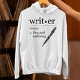 Author Book Writer Journalist Novelist Unisex Hoodie
