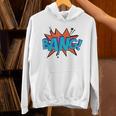 Bang Comic Book Sound Effect Bubble Graphic Tee Shirt Unisex Hoodie Bang Comic Book Sound Effect Bubble Graphic Tee Shirt Unisex Hoodie
