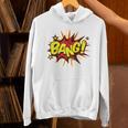 BANG Pop Art Comic Book Speech Bubbles Street Graffiti Art Unisex Hoodie