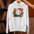Baseball Christmas Scoreboard Celebration Premium Tri-Blend Unisex Hoodie