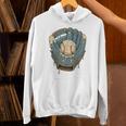 Baseball Drip Ice Cream Glove With Sprinkles And Ball Youth Premium Tri-Blend Unisex Hoodie