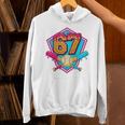 Baseball Drip Jersey Number 67 For Players & 67th Birthday Premium Tri-Blend Unisex Hoodie Baseball Drip Jersey Number 67 For Players & 67th Birthday Premium Tri-Blend Unisex Hoodie