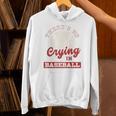 Baseball Game Day There Is No Crying In Baseball Unisex Hoodie