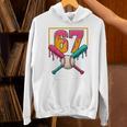 Baseball Ice Cream Drip Number 67 Player 67th Birthday Premium Tri-Blend Unisex Hoodie Baseball Ice Cream Drip Number 67 Player 67th Birthday Premium Tri-Blend Unisex Hoodie