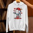 Baseball Ice Cream Drip Valentines Day Sports For Kids Boys Unisex Hoodie Baseball Ice Cream Drip Valentines Day Sports For Kids Boys Unisex Hoodie