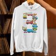 Baseball Ice Cream Drip Vehicles Youth Baseball Drip Premium Tri-Blend Unisex Hoodie