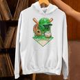 Baseball Life Style Ice Cream Drip Green Premium Tri-Blend Unisex Hoodie Baseball Life Style Ice Cream Drip Green Premium Tri-Blend Unisex Hoodie