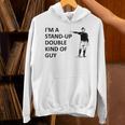 Baseball Pun Saying I'm a Stand Up Double Type Of Guy Unisex Hoodie Baseball Pun Saying I'm a Stand Up Double Type Of Guy Unisex Hoodie