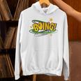 BOING Pop Art Comic Book Speech Bubbles Street Graffiti Art Unisex Hoodie