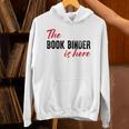 The Book Binder Is Here Unisex Hoodie The Book Binder Is Here Unisex Hoodie