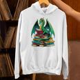 Book Dragon Reading Books Unisex Hoodie Book Dragon Reading Books Unisex Hoodie