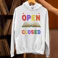 If My Book Is Open Your Mouth Is Closed Reading Books Performance Unisex Hoodie
