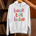 Book Tok Babe Bookish Woman Loves To Read Reading Novels Unisex Hoodie