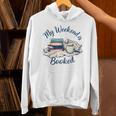 My Weekend Is Booked Cozy Book Lover's Unisex Hoodie