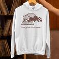 Bookish Red Panda Reading Fiction Book Vintage Bookworms Premium Tri-Blend Unisex Hoodie