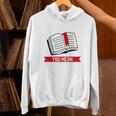 Bookmark Reading Quote For A Reader Book Lover Unisex Hoodie