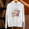 Books And Boos Reading Ghost Premium Tri-Blend Unisex Hoodie