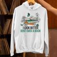 I Like My Books Spicy And My Coffee Icy Introvert Bookworm Unisex Hoodie