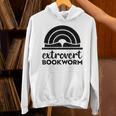 Bookworm Extrovert Fun Book Lovers Reading Unisex Hoodie Bookworm Extrovert Fun Book Lovers Reading Unisex Hoodie