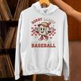 Boys & Women Men Baseball Valentine With Hearts Sporty Love Unisex Hoodie Boys & Women Men Baseball Valentine With Hearts Sporty Love Unisex Hoodie