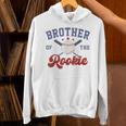 Brother Of Rookie 1st Birthday Baseball Boy Family Matching Unisex Hoodie Brother Of Rookie 1st Birthday Baseball Boy Family Matching Unisex Hoodie