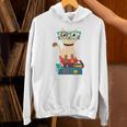 Cat Book Reader Nerd Unisex Hoodie