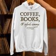 Coffee Books & Oxford Commas Funny Grammar Nerd Gift Unisex Hoodie Coffee Books & Oxford Commas Funny Grammar Nerd Gift Unisex Hoodie