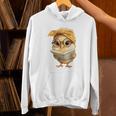 Cute Chick Reading Book Bandana Premium Tri-Blend Unisex Hoodie