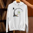 Cute Ghost Costume Reading Book Halloween Unisex Hoodie Cute Ghost Costume Reading Book Halloween Unisex Hoodie