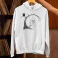 Cute Ghost Swinging Reading Book Halloween Ghost Costume Unisex Hoodie Cute Ghost Swinging Reading Book Halloween Ghost Costume Unisex Hoodie