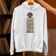 Cute Wiener Dog Dachshund Reading On Pile Of Books Unisex Hoodie
