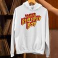Dad Of The Birthday Boy Fun Comic Book Graphic Unisex Hoodie