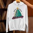 Dear Santa Books Only Christmas Book Tree Unisex Hoodie Dear Santa Books Only Christmas Book Tree Unisex Hoodie