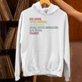 Dog Loving Coffee Drinking Book Reading Social Justice Premium Tri-Blend Unisex Hoodie