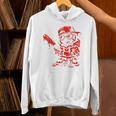 Drippy Baseball Mascot Valentine Heart Glasses Cartoon Unisex Hoodie Drippy Baseball Mascot Valentine Heart Glasses Cartoon Unisex Hoodie