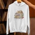 Easily Distracted By Books And Cats Unisex Hoodie Easily Distracted By Books And Cats Unisex Hoodie