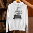 Easily Distracted Cats And Books Unisex Hoodie