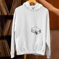 Easily Distracted By Dogs Books Reader Saying Unisex Hoodie