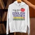 English Teacher Humor Reading Books Vocabulary Grammar Unisex Hoodie English Teacher Humor Reading Books Vocabulary Grammar Unisex Hoodie